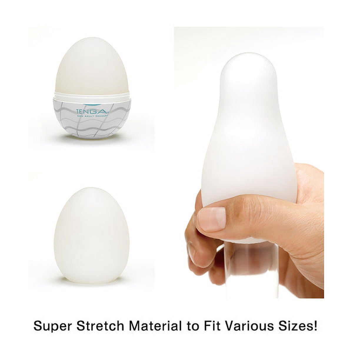 TENGA EGG Standard Variety Pack 6 pcs. Palm Size Ultra Stretchy Stroker for Masturbation