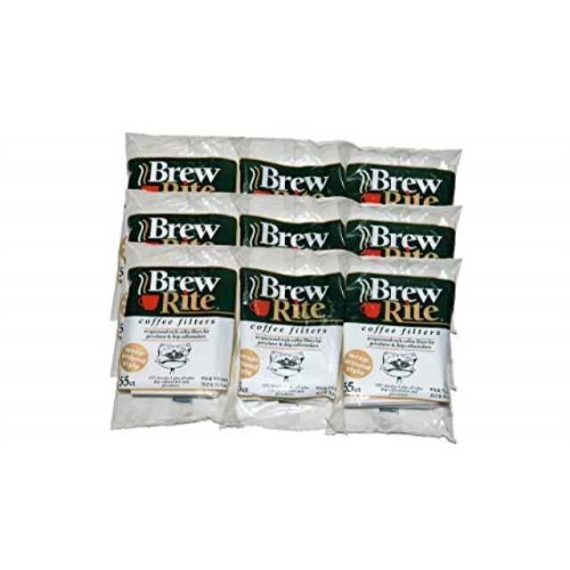 brew rite rockline wrap around percolator coffee filters (9packs of