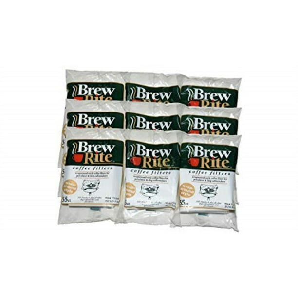 brew rite rockline wrap around percolator coffee filters (9packs of