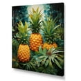 thumbnail image 2 of Designart "Dotted Pineapples in the Tropics I" Farmhouse Canvas Print, 2 of 5