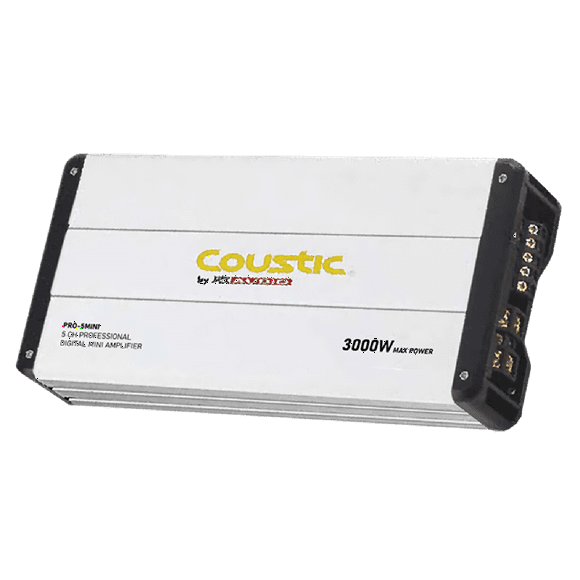 Mini Amplificador Digital 5 Canales Coustic PRO-5MINI 3000 Watts Clase D Coustic PRO-5MINI