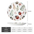 thumbnail image 2 of Honeii Watercolor Ladybug Print Elegant Bone China Decorative Plate, Porcelain Plate,Art Crafts,Ceramic Ornaments for Home Office Wall Decor-6in, 2 of 5