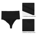 thumbnail image 4 of Unique Bargains 1 Pcs Women Slimming Body Shaping Tummy Control Shapewear Control Panties Underwear Black L, 4 of 6