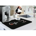 thumbnail image 3 of Coffee Mat Absorbent and Quick Dry Mat Hide Stain Rubber Backed Anti-Slip Drying Mat 19.5x12in for Kitchen Counter-Coffee Bar, 3 of 6