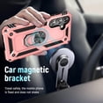 thumbnail image 5 of Case for Samsung Galaxy S24 Phone Case Samsung S24 Case for Woman, Military Grade, Heavy Duty, with Kickstand Ring, Support Magnet Car Mount for Samsung S24 Case Rose Gold, 5 of 14