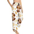 thumbnail image 6 of Salouo Sloth Yoga Print Women's Pajama Pants Casual Loose Sweatpants PJs Flowy Pants Drawstring Palazzo for Women Wide Leg Pants Lounge Pajama -Medium, 6 of 8