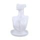 thumbnail image 3 of Elegante collar de cadena, joyería, busto, collar, exhibición, decoración, maniquí, colgante blanco, 3 of 9