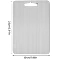 thumbnail image 2 of Titanium Cutting Board Double-Sided Titanium Kitchen Chopping Board Cutting Mat Portable Serving Tray for Vegetable(Extra Small), 2 of 8