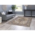 thumbnail image 2 of Linon Washable Wright Polyester 5'x7' Rug in Ivory, 2 of 18