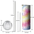 thumbnail image 2 of Colorful Rainbow 20 Oz Insulated Stainless Steel - Double Wall Vacuum Insulated Tumbler- Birthday Gifts for Mom Sister Friends Women, 2 of 7
