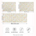 thumbnail image 4 of Haosy Satin Pillowcase for Hair and Skin Standard Cooling Silk Pillow Case with Envelope Closure Soft Pastel Rainbow Lemon 20"x26", 4 of 9