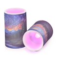 thumbnail image 7 of Yayeee Flameless Candles with Remote Flickering Battery Operated Multi Color Changing, Mountains and Forests, 7 of 7