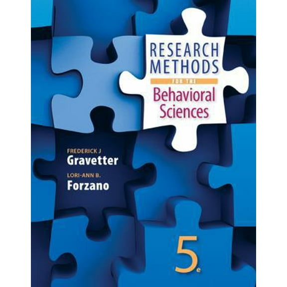 Pre-Owned Research Methods for the Behavioral Sciences (Hardcover) 1305104137 9781305104136