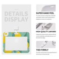 thumbnail image 4 of Junzan Lemons Chamomile Flowers And Leaves Id Badge Holder With Windows Key Card Work Badge Sleeve For Office, School, Factory, Id Credit Cards, Proximity Key Cards, 4 of 7