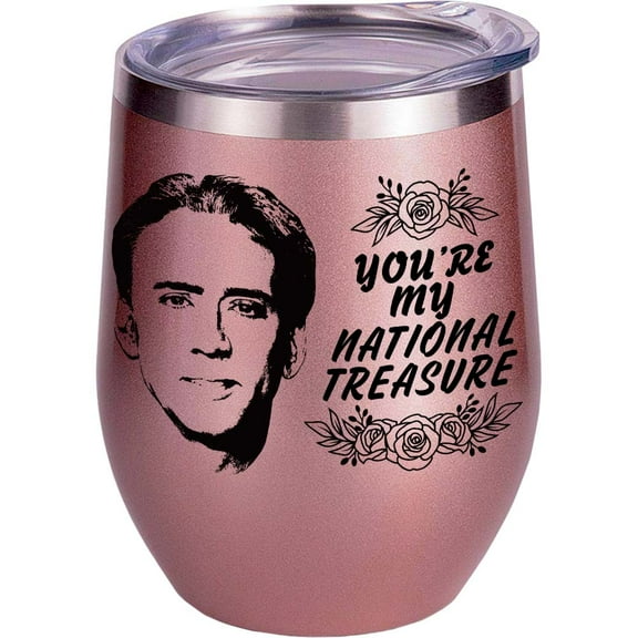 Nicolas Gifts Tumbler Cup Mug Present for Women Wine Glass Coffee Fun Novelty