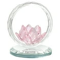 thumbnail image 2 of Adorno de cristal para coche – Figurita de rosa de cristal, azul/dorado/rojo/blanco, 2,76 pulgadas, regalo elegante, acento duradero en el hogar, decoración romántica de mesa, 2 of 6