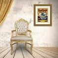 thumbnail image 3 of Vintage Booze Labels 19x24 Gold Ornate Wood Framed with Double Matting Museum Art Print Titled - Royal Knight Distilled Dry Gin, 3 of 4