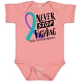 thumbnail image 3 of Inktastic Never Stop Fighting Suicide Prevention Awareness Ribbon Boys or Girls Baby Bodysuit, 3 of 5