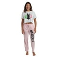 thumbnail image 5 of Wicked Part 1 W Character Graphic Women's White Crew Neck Short Sleeve Crop Top-XXL, 5 of 7