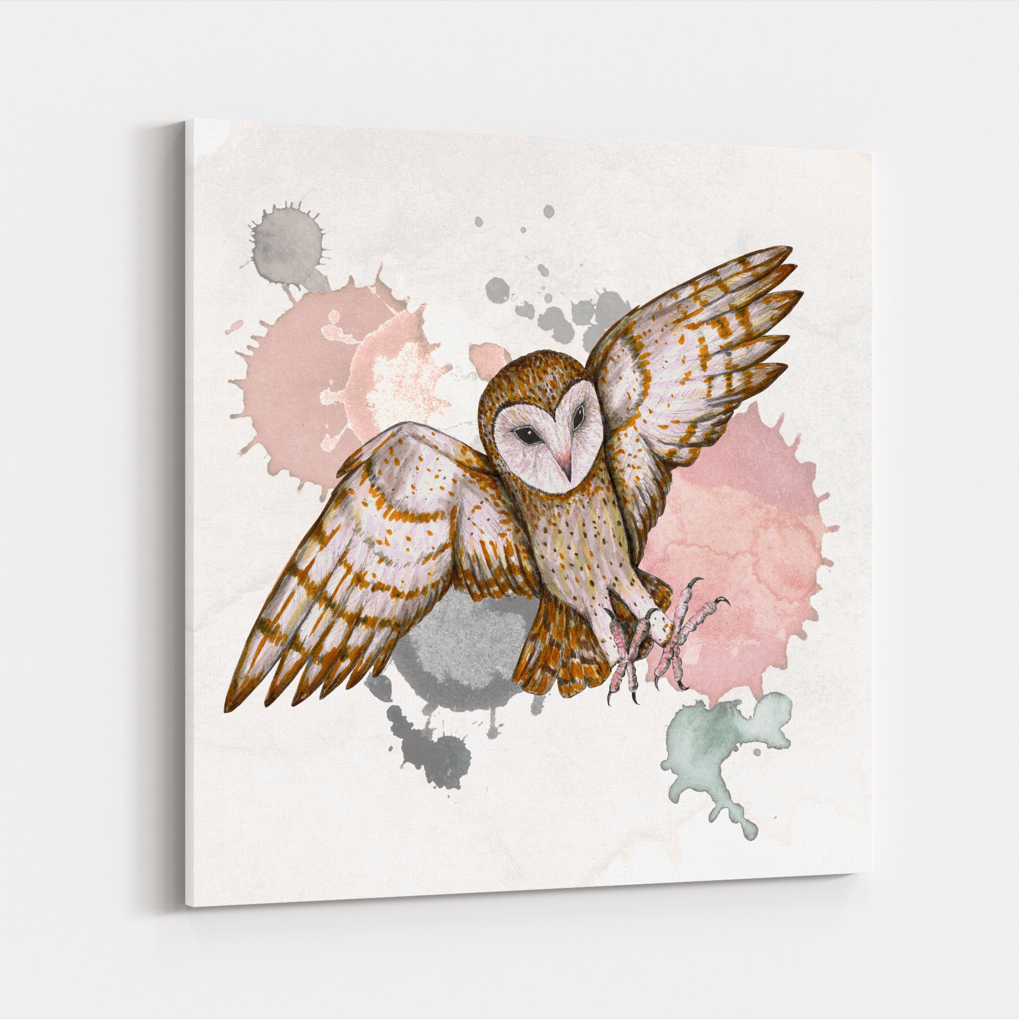 Home & Living Home Décor Signs Barn Owl Wall Art Vintage Rustic Decor ...