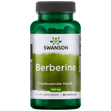 Swanson Berberine Capsules, 400 mg, 60 Ct