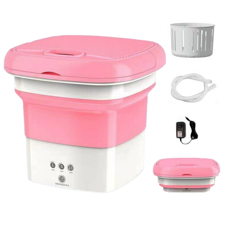 Portable mini folding 2024 clothes washing machine