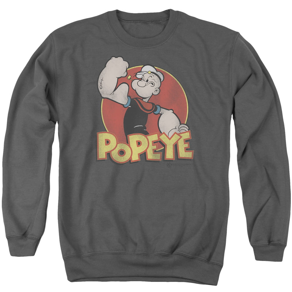 Retro Sunset Popeye The Sailor Man Cartoon Toddler Boy Girl Hoodie Sweatshirts 