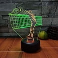 thumbnail image 4 of LINLIN 3D Night Light, 3D USB 3D Illusion Light Desk Lamp Touch Night Light with 7 Color Optical Illusion Desk Lights for Musical Instrument Shop Home Party Supply Decoration, 4 of 6
