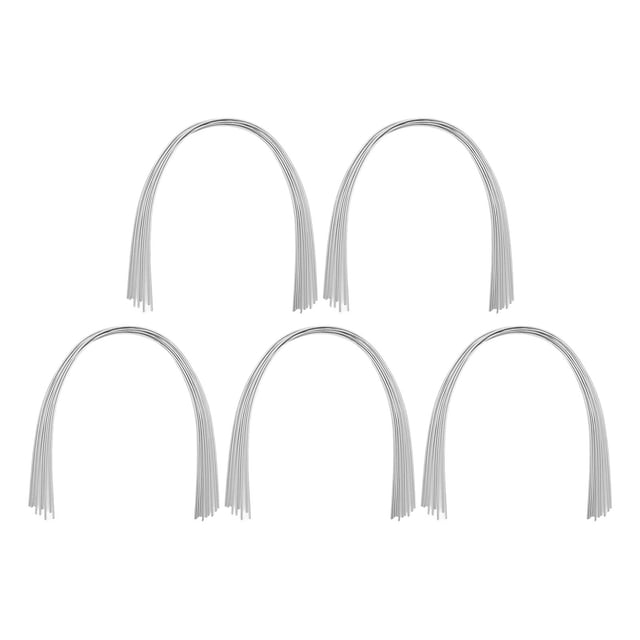 Alambre dental de níquel-titanio, 50PCS 0.017x0.022in Alambre de arco preformado de ortodoncia de níquel-titanio Aparatos dentales Alambre Características de vanguardia