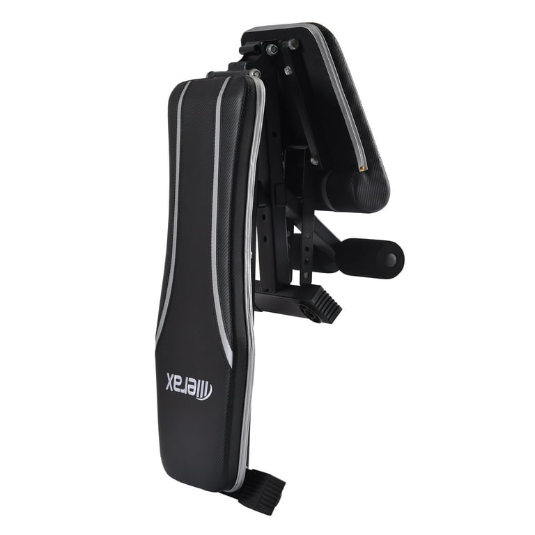 Merax Folding Flat Incline Weight Bench Adjusts to 6 Back Positions 4 Seat Positions Walmart