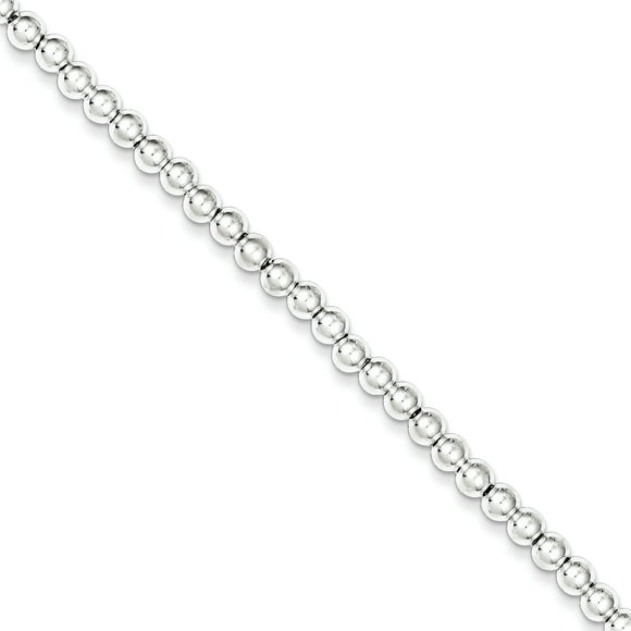 925 Sterling Silver Bead Childs Bracelet