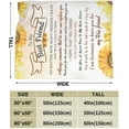 thumbnail image 5 of Best Friend Blanket, Best Friend Birthday Gifts for Women, Friendship Gifts for Women Friends, Throw Blankets for Bed Sofa Couch Travel (Sunflower White, 50x60 Inch), 5 of 6