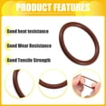 thumbnail image 4 of O Ring Seal Gasket, 16mm ID x 2mm CS for Cars Trucks SUVs Trailers Orings Seal Washer Replacement Automotive Faucet Repair Brown, 50 Pcs, 4 of 6
