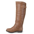 thumbnail image 3 of Journee Womens Spokane Stacked Heel Riding Boots, 3 of 10