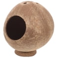 thumbnail image 3 of 2 piezas de nido de hámster de juguete para el hogar, coco, pequeñas mascotas, escondite de conejillos de indias, hámsteres, 3 of 6