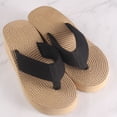 thumbnail image 2 of ibiyuan Comfortable Flip Flops for Women Thong Sandals Non- Rubber Sole Cute Slippers for Women Dressy Orthofeet Shoes for Women, 2 of 7