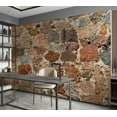 thumbnail image 6 of Tiptophomedecor Background & Patterns Wallpaper Wall Mural - Stony Artistry, 6 of 8