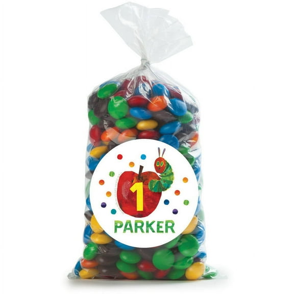 Personalized Very Hungry Caterpillar Birthday Sticker/Treat Bags