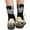 Black, variant on KDDYLITQ 1 Pairs White Cat Socks, 3D Novelty Cotton, Funny Animal Crew Socks with Embroidered Cat for Women Black One Size