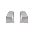 thumbnail image 3 of Time and Tru Goldtone and Silvertone 2-On Textured Wide Hoops Earring Set, 3 of 6