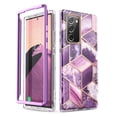 thumbnail image 1 of i-Blason Cosmo - Back cover for cell phone - thermoplastic polyurethane (TPU) - purple marble - for Samsung Galaxy Note20, Note20 5G, 1 of 6
