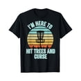 thumbnail image 1 of Disc Golf Shirt Funny Hit Trees and Curse Retro Disc Golf Gi T-Shirt - As Picture - 2XL, 1 of 2