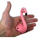 thumbnail image 4 of Gancho de pared de hierro fundido Pink Flamingo de 4 pulgadas (juego de 3), 4 of 5