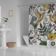 thumbnail image 3 of FREEAMG Bath Curtains Shower Curtain Floral with Hummingbird Bathroom Waterproof Machine Washable Fabric Decor Shower Curtains for Bathroom, 72x72 inch, 3 of 6