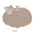 thumbnail image 2 of Embroidered Pumpkin Placemat Linen Insulated Halloween Table Mat Thermal Protection for European Style Dining Table Decor by MPOISVA, 2 of 3