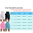 thumbnail image 4 of Gibobby Pantalon cortos yoga mujer Pantalones de cintura elástica alta para fitness, pantalones cortos de Yoga arrugados para mujer, pantalones de Yog(Rojo,XG), 4 of 5