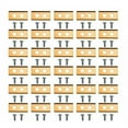 thumbnail image 1 of Graflsoa Golden Titanium-Coated Replacement Blades for Worx Robot Lawn Mower - 30 Blades + 60 Screws in Durable Plastic Case, 1 of 6