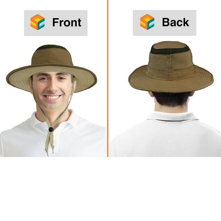 Wide Brim Sun Protection Hat for Men - Bernard Hats