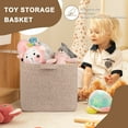 thumbnail image 4 of CHERISHGARD 60L Laundry Basket, Cotton Rope Blanket Basket，Living Room Storage Basket for Toys, 4 of 5