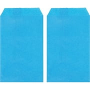 200 Pack Sky Blue Small Flat Greaseproof Paper Bags for Candies Dessert Party Favor Small Business 2 ¾x4 ¼ Inch